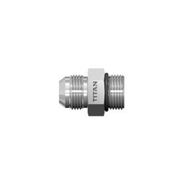 Titan Stainless Adapter 2in 37 Degree Male JIC 2 1/2in-12 thread x 